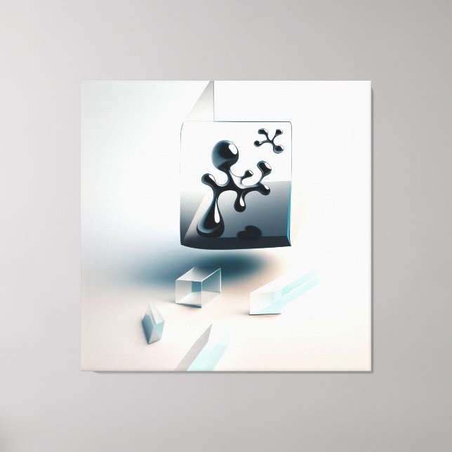 Lienzo Pantalla de cristal líquido (Anverso)