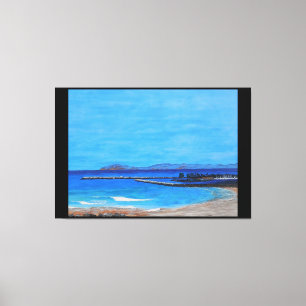 Lienzo pantalla de TV Dana point Harbour painting / print