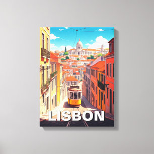 Lienzo Panteón de Lisboa Portugal Alfama Anime