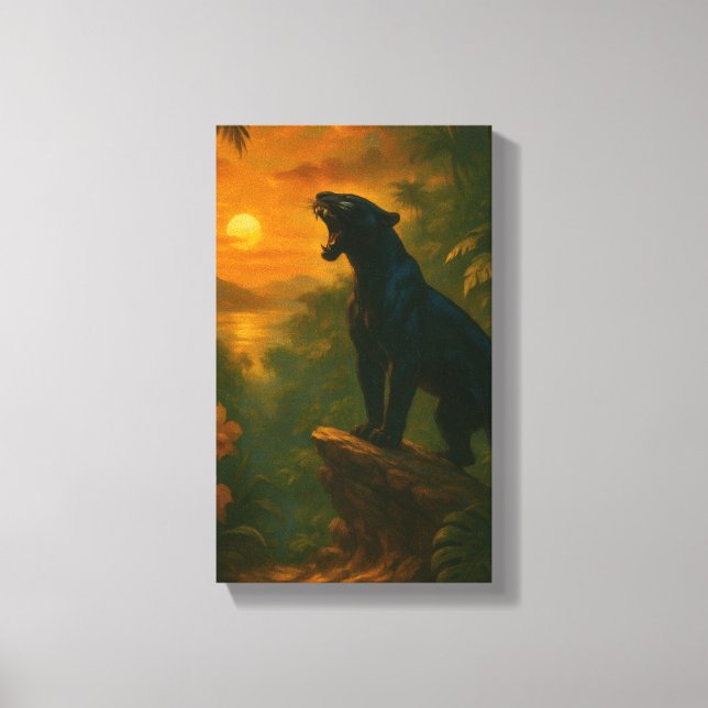 Lienzo Panther at Dusk — Collector’s Canvas | Orrin (Anverso)