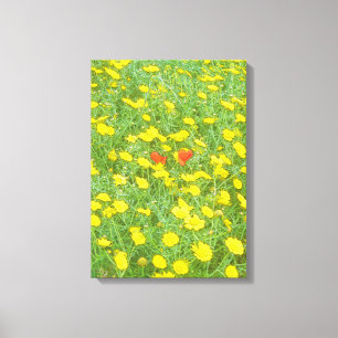 Lienzo Papas acuáticas