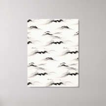 Papel de Arroz Zen Tinta Sumi Abstracto Minimalist