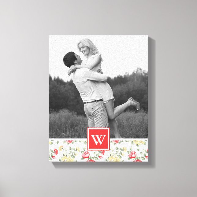 Lienzo Papel de escritorio elegante rosa rosa | Foto de M (Anverso)