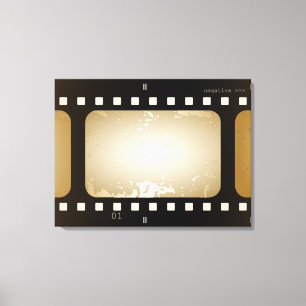 Lienzo Papel de película de película fotográfica de pelíc