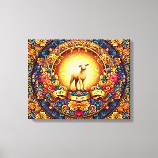 Lienzo Papel, esperanza y amor"