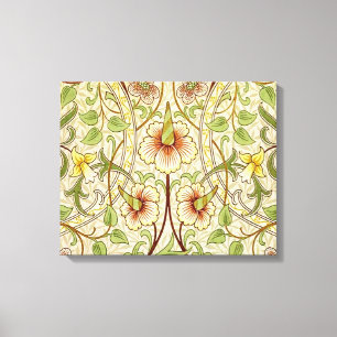 Lienzo Papel pintado de flores clásico Narciso de William