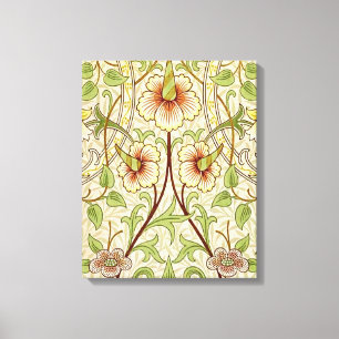 Lienzo Papel pintado de flores clásico Narciso de William