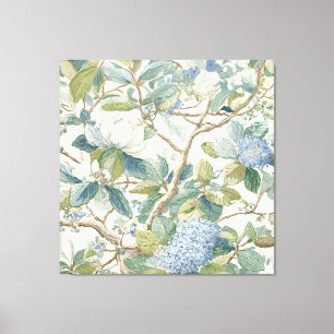 Lienzo Papel pintado de magnolia pequeña sauce floral cos