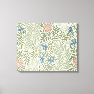Lienzo Papel pintado floral de Larkspur de William Morris