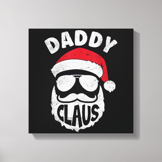 Lienzo Papi Claus Santa Claus Navidades graciosos coincid (Anverso)