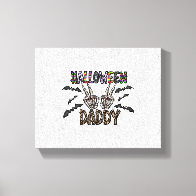 Lienzo Papi de Halloween (Anverso)