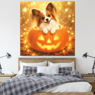 Lienzo Papillon Calabaza de Halloween – Cute Jack O Lante