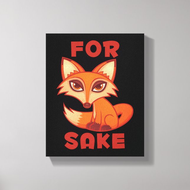 Lienzo Para Fox Sake (Anverso)