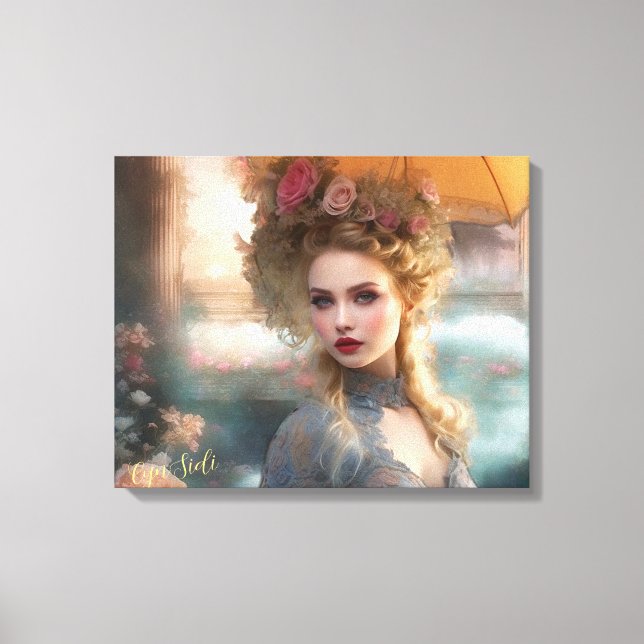 Lienzo Para Ver A Través De Todo... Llevar un paraguas