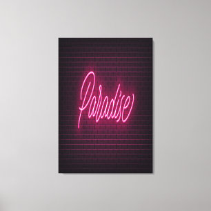 Lienzo Paradise Neon Light