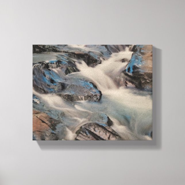 Lienzo Paradise River on a Stretched Canvas Print (Anverso)