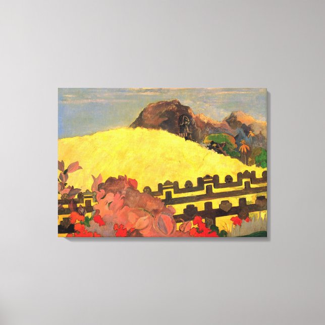 Lienzo 'Parahi Te Marae' - Paul Gauguin (Anverso)