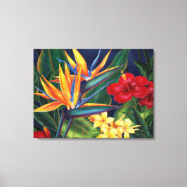 Lienzo Paraíso tropical Hawai Canvas envueltas de 3 panel