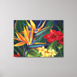 Lienzo Paraíso tropical Hawai Canvas envueltas de 3 panel