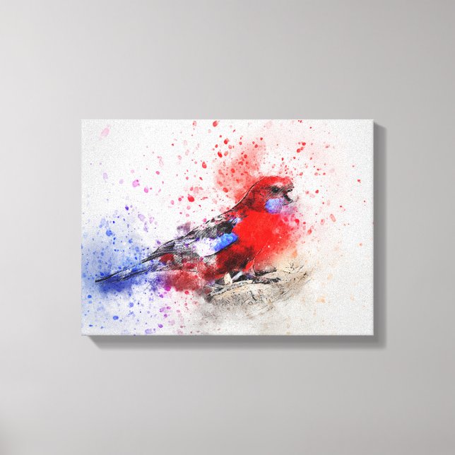 Lienzo Parakeet (Anverso)