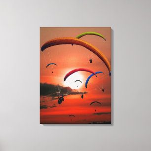 Lienzo Parapentes
