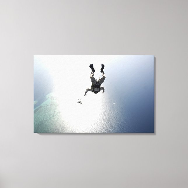 Lienzo Pararescudo de la Fuerza Aérea de Estados Unidos (Anverso)