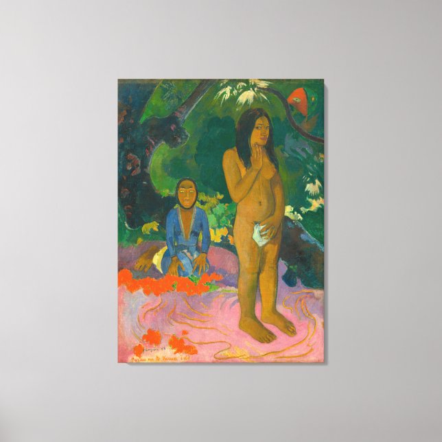 Lienzo Parau na te Varua ino (Anverso)