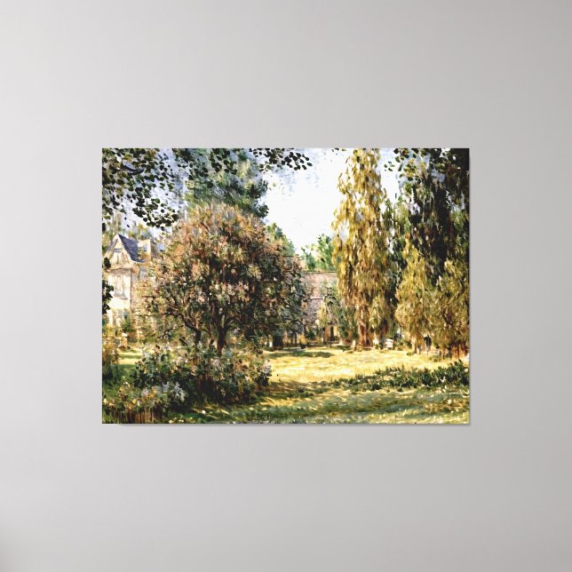 Lienzo Parc Monceau (Anverso)