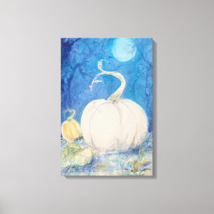 Lienzo Parche de calabaza de otoño Maureen Girard