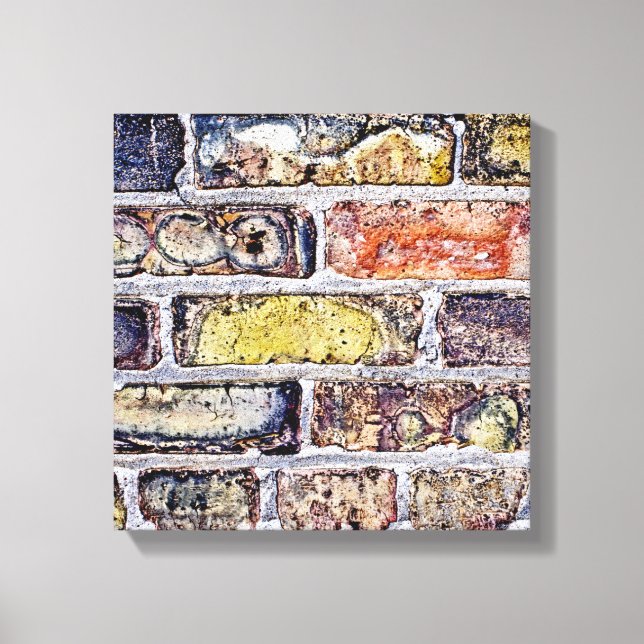 Lienzo Pared de ladrillo (Anverso)