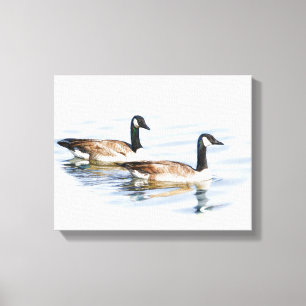 Lienzo Pareja de Geese
