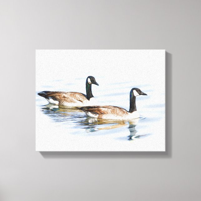 Lienzo Pareja de Geese (Anverso)
