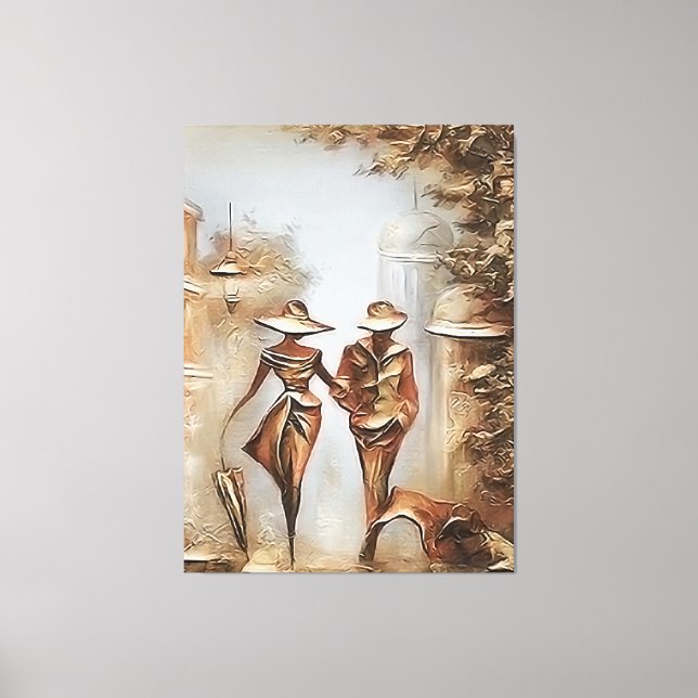 Lienzo pareja perfecta (Anverso)