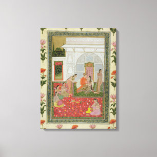 Lienzo Pares con los asistentes y los músicos de sexo