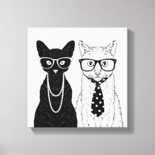 Lienzo Pares del gato