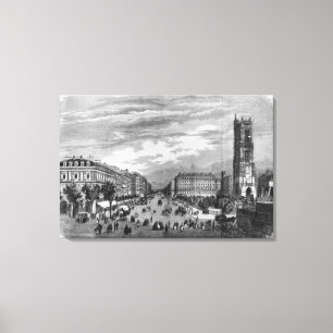 Lienzo París, bulevar de Sebastopol