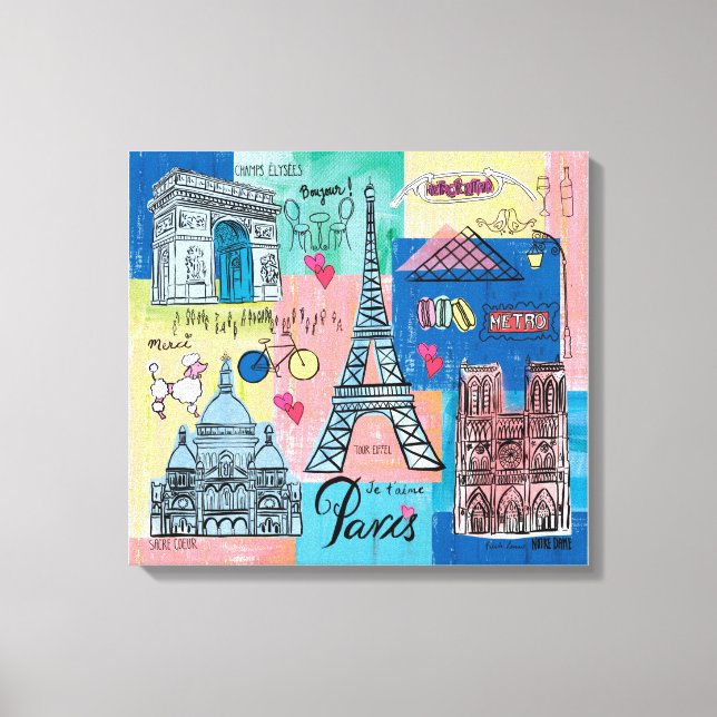 Lienzo París, Francia (Anverso)