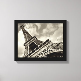 Lienzo París, la Torre Eiffel - tela envuelta