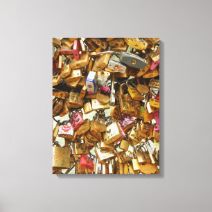 Lienzo Paris Love Padlocks 1