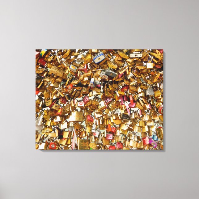 Lienzo Paris Love Padlocks 3 (Anverso)