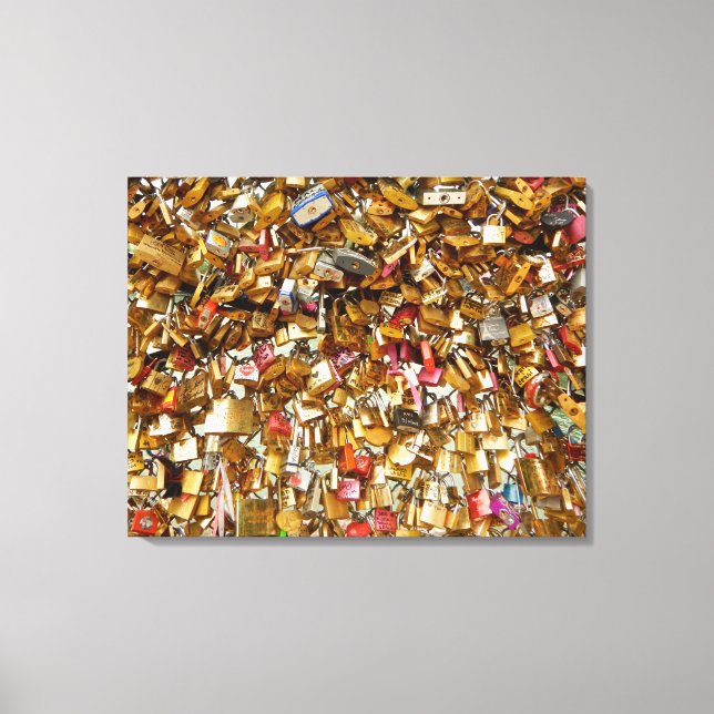 Lienzo Paris Love Padlocks 4 (Anverso)