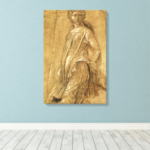 Lienzo Parnaso, Musa Bailando por Andrea Mantegna