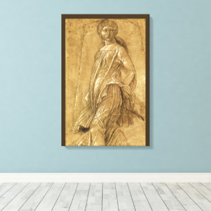 Lienzo Parnaso, Musa Bailando por Andrea Mantegna