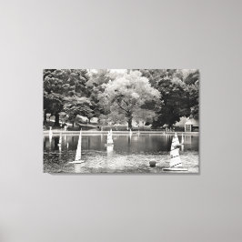 Lienzo PARQUE CENTRAL BOAT POND Canvas Art