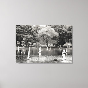 Lienzo PARQUE CENTRAL BOAT POND Canvas Art