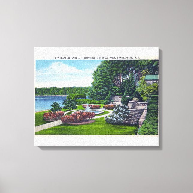 Lienzo Parque conmemorativo Shotwell y Lake View (Anverso)