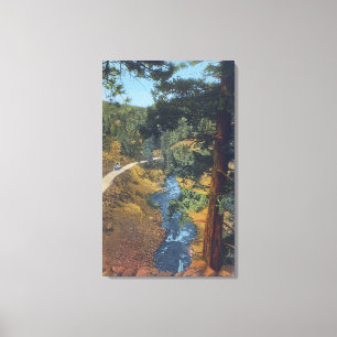 Lienzo Parque de la montaña de Denver, CO - barranco de