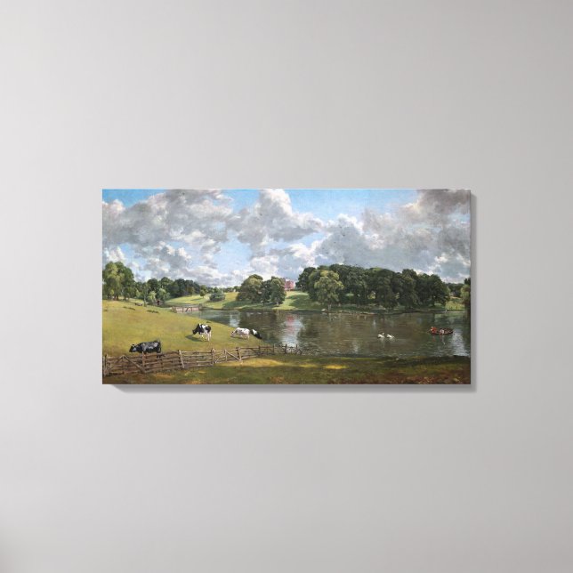 Lienzo Parque de Wivenhoe, Essex (Anverso)