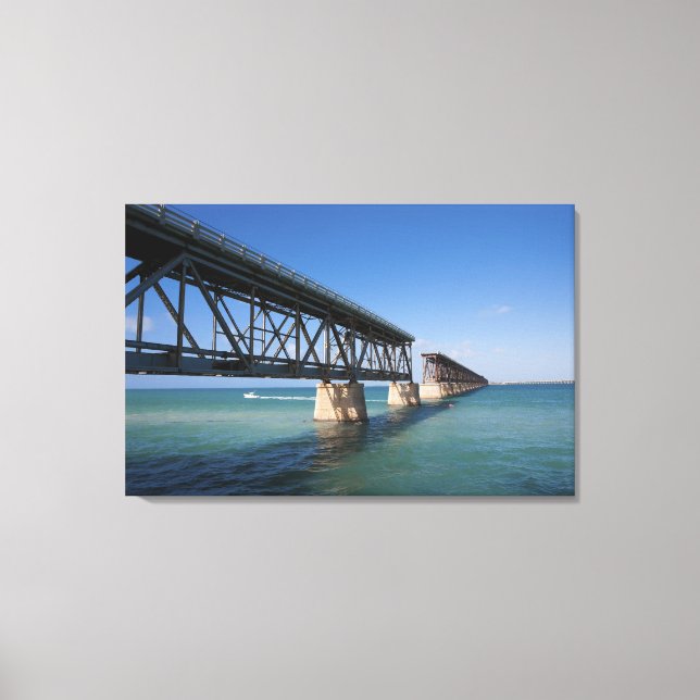 Lienzo Parque Estatal Bahia Honda, Florida Keys, Key (Anverso)