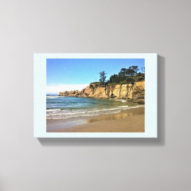 Lienzo Parque Estatal Devil's Punchbowl, Oregon (Anverso)